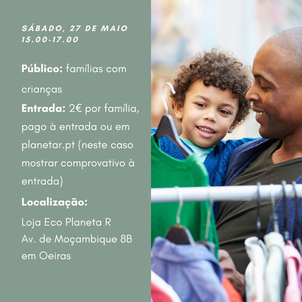 Mercado de trocas de roupa de criança | 27/05/2023