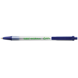 Caneta Bic clic stick 62% reciclada azul