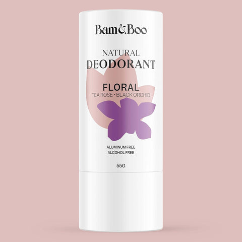 DESODORIZANTE NATURAL | Floral - Chá de Rosas e Orquídea Negra