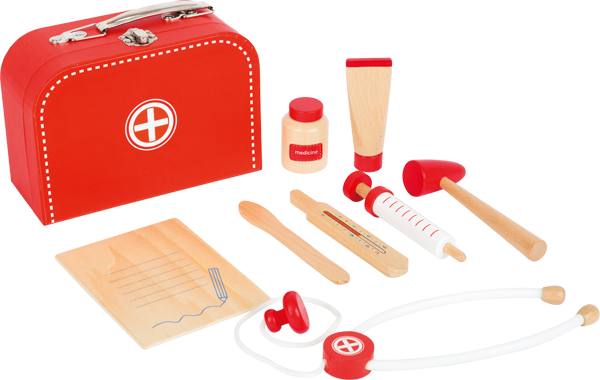 Mala médico madeira // Doctor's Kit Play Set