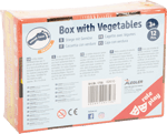 Caixote de legumes de madeira // Box with wooden vegetables