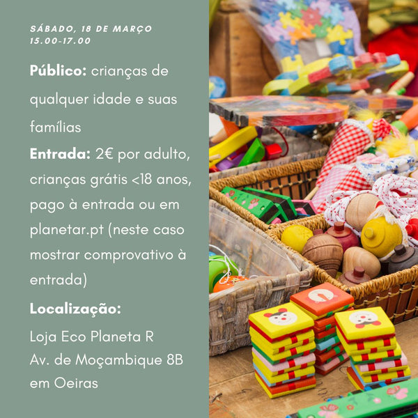 Mercado de trocas de brinquedos e livros infantis | 18/03/2023