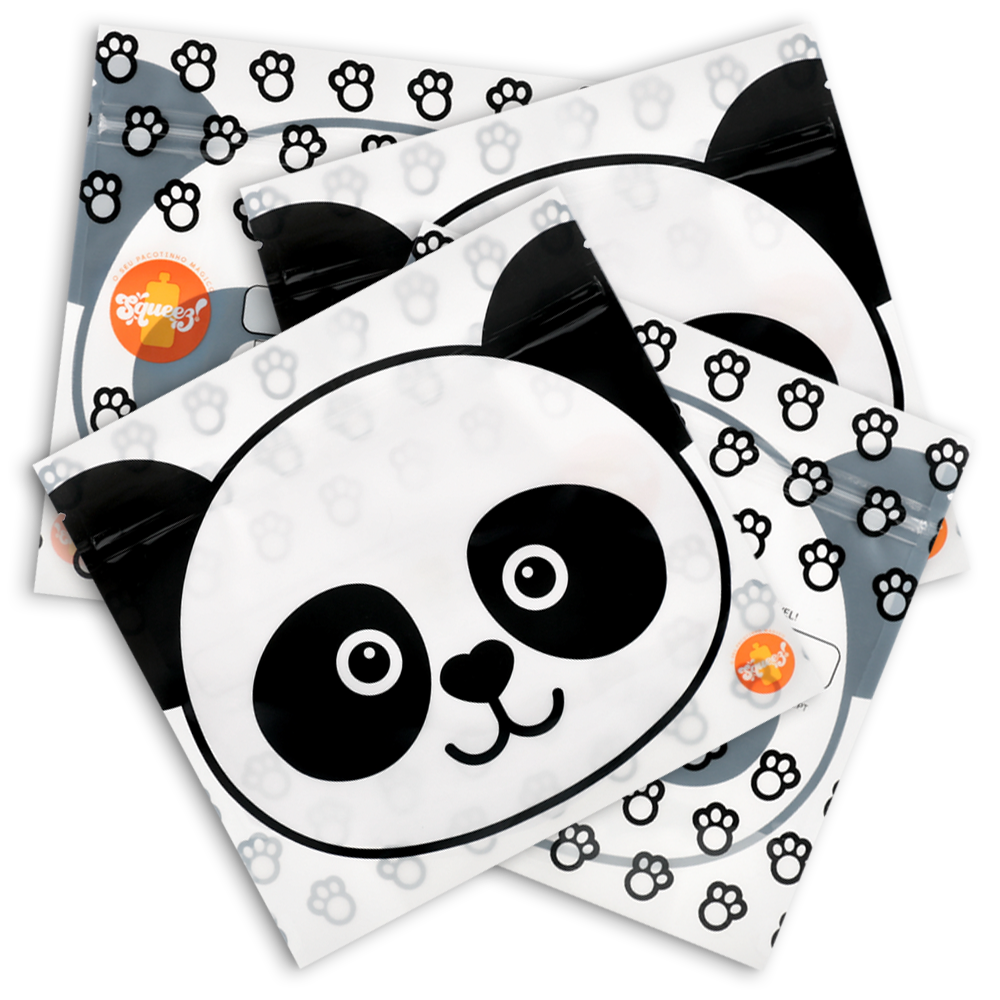 Pacote reutilizável para sandes Panda Bag