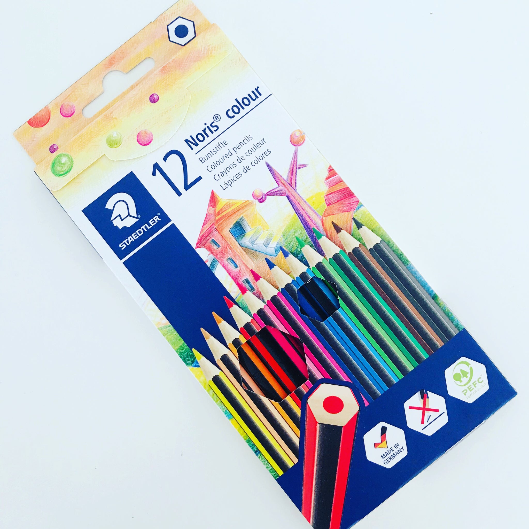 Lápis de cor Staedtler wopex ecologico 12 cores ... Colouring pencils Staedtler wopex ecologic 12 colours