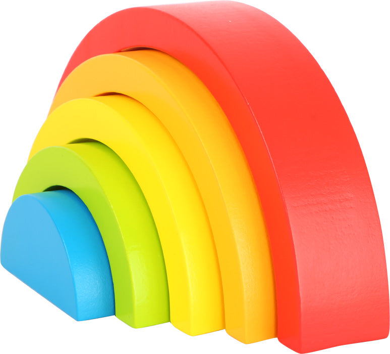 Brinquedo madeira arco-íris // Building Blocks Rainbow