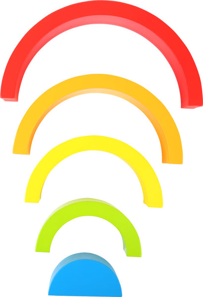 Brinquedo madeira arco-íris // Building Blocks Rainbow