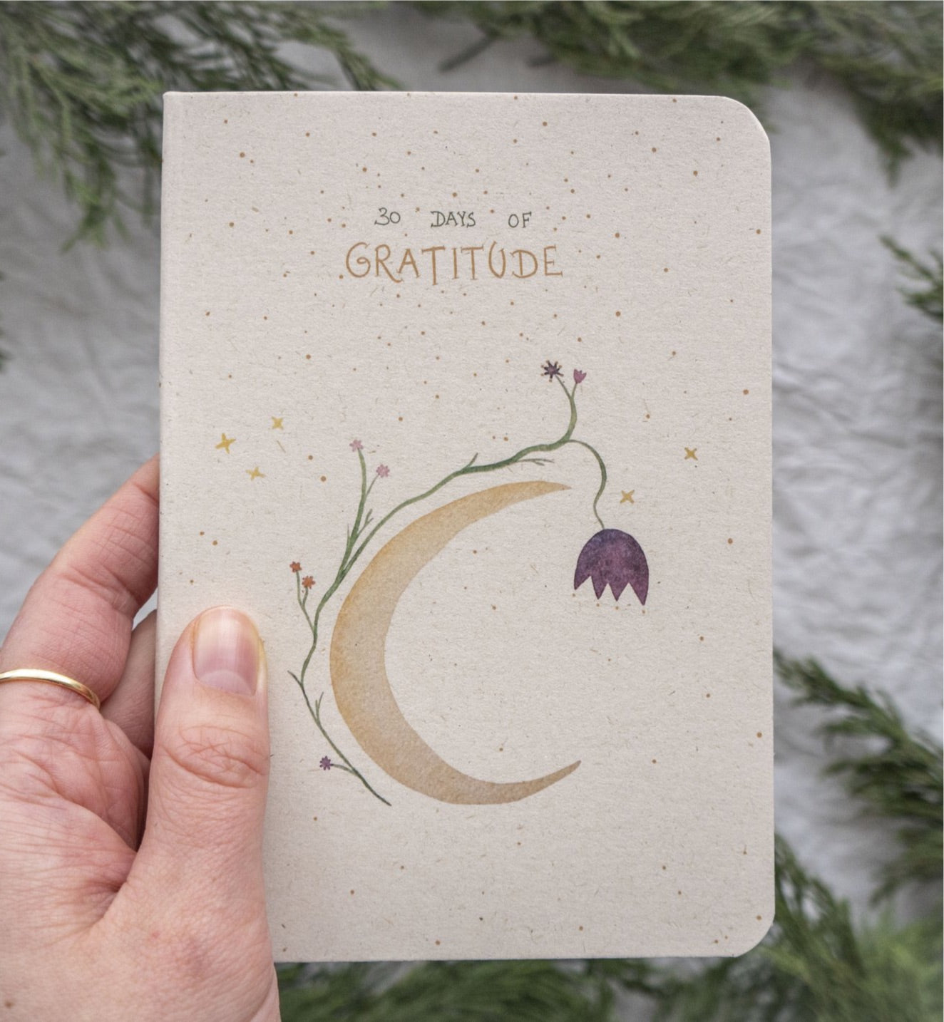 Diário da Gratidão em papel reciclado // Recycled Gratitude Journal