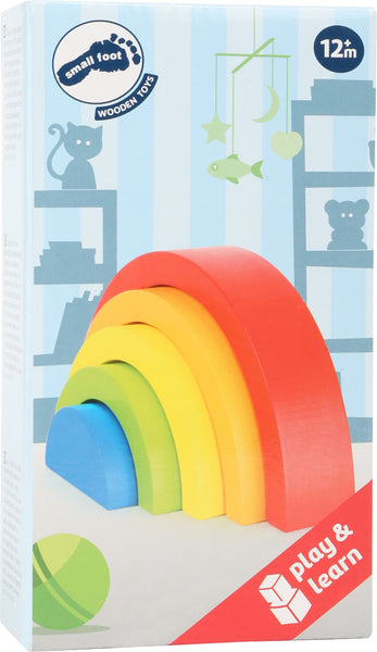 Brinquedo madeira arco-íris // Building Blocks Rainbow