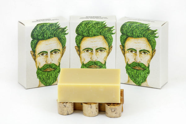 Sabonete natural para lavar a barba