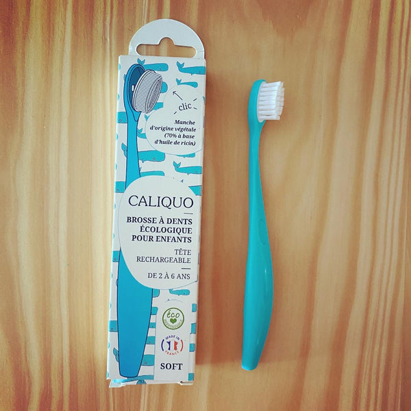 Escova de dentes recarregável com cabo 70% origem vegetal CRIANÇA 2-6 anos
